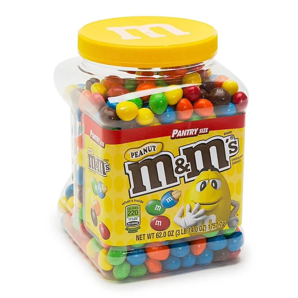 Milk Chocolate Peanut M&M's Candy: 56-Ounce Jar 1 Milk Chocolate Peanut M&M's Candy: 56-Ounce Jar