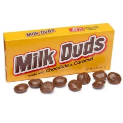 Milk Duds Candy 5-Ounce Packs: 12-Piece Box