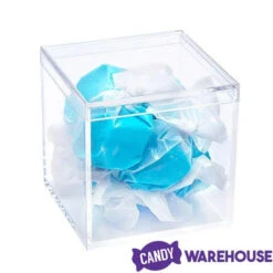 Mini Acrylic Favor Boxes - 5-Ounce Cube With Lid: 12-Piece Set -Candy Promotion Sale mini acrylic favor boxes 5 ounce cube with lid 12 piece set candy warehouse 3