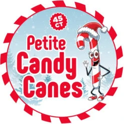 Mini Candy Canes - Red And White: 45-Piece Jar -Candy Promotion Sale mini candy canes red and white 45 piece jar candy warehouse 3