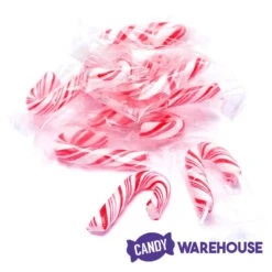 Mini Candy Canes - Red And White: 45-Piece Jar -Candy Promotion Sale mini candy canes red and white 45 piece jar candy warehouse 4