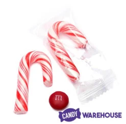 Mini Candy Canes - Red And White: 45-Piece Jar -Candy Promotion Sale mini candy canes red and white 45 piece jar candy warehouse 7