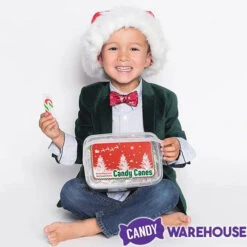 Mini Candy Canes - Red, Green, And White: 100-Piece Tub 10 Mini Candy Canes - Red, Green, And White: 100-Piece Tub -Candy Promotion Sale mini candy canes red green and white 100 piece tub candy warehouse 3