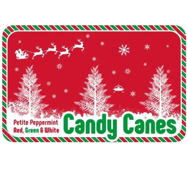 Mini Candy Canes - Red, Green, And White: 100-Piece Tub 5 Mini Candy Canes - Red, Green, And White: 100-Piece Tub - Image 5
