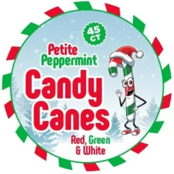 Mini Candy Canes - Red, Green, And White: 45-Piece Jar 12 Mini Candy Canes - Red, Green, And White: 45-Piece Jar -Candy Promotion Sale mini candy canes red green and white 45 piece jar candy warehouse 5