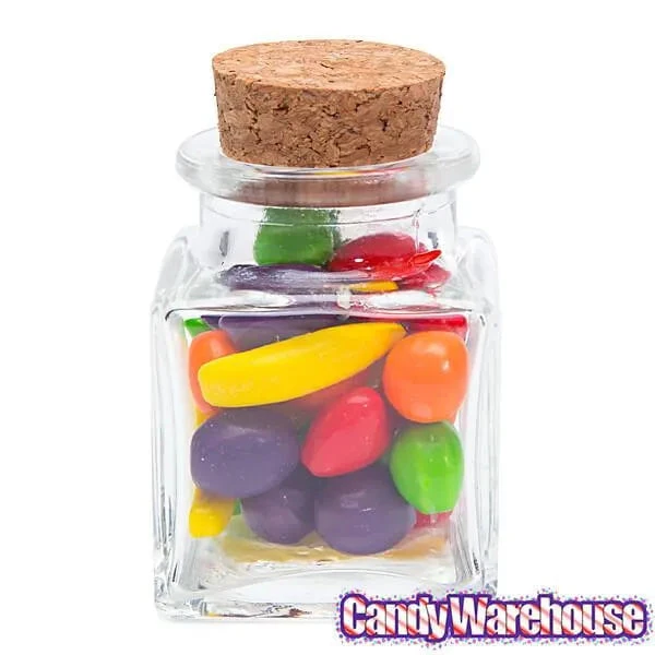 Mini Glass Favor Jars - 1.75-Ounce Square Jar With Cork Stopper: 12-Piece Set 3 Mini Glass Favor Jars - 1.75-Ounce Square Jar With Cork Stopper: 12-Piece Set - Image 3