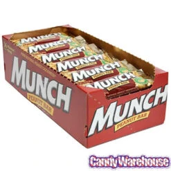 Munch Nut Candy Bars: 36-Piece Box -Candy Promotion Sale munch nut candy bars 36 piece box candy warehouse 3