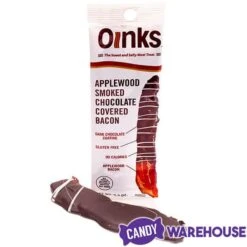 Oinks Applewood Smoked Chocolate Covered Bacon -Candy Promotion Sale oinks applewood smoked chocolate covered bacon candy warehouse 3