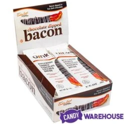 Oinks Applewood Smoked Chocolate Covered Bacon -Candy Promotion Sale oinks applewood smoked chocolate covered bacon candy warehouse 4