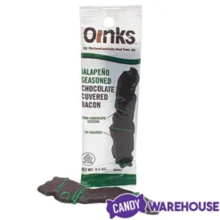 Oinks Jalapeno Seasoned Chocolate Covered Bacon -Candy Promotion Sale oinks jalapeno seasoned chocolate covered bacon candy warehouse 3