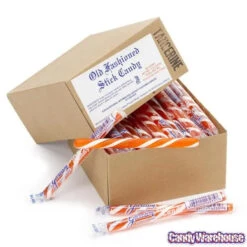 Old Fashioned Hard Candy Sticks - Tangerine: 80-Piece Box -Candy Promotion Sale old fashioned hard candy sticks tangerine 80 piece box candy warehouse 5 c98d9b37 273e 4684 9795 e98372c5395f