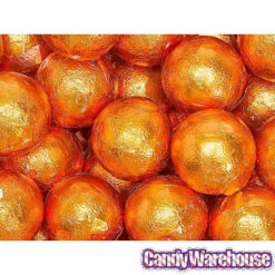 Palmer Foiled Caramel Filled Chocolate Candy Balls - Orange: 5LB Bag -Candy Promotion Sale palmer foiled caramel filled chocolate candy balls orange 5lb bag candy warehouse 3