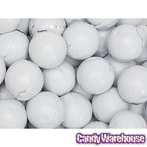 Palmer Foiled Caramel Filled Chocolate Candy Balls - White: 5LB Bag 3 Palmer Foiled Caramel Filled Chocolate Candy Balls - White: 5LB Bag - Image 3