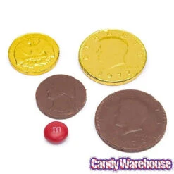 Palmer Gold Foiled Chocolate Coins In Mesh Bags: 12-Piece Box -Candy Promotion Sale palmer gold foiled chocolate coins in mesh bags 12 piece box candy warehouse 3