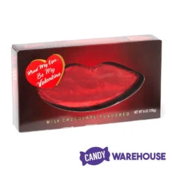 Palmer Red Foiled Giant Milk Chocolate Lips In Gift Box -Candy Promotion Sale palmer red foiled giant milk chocolate lips in gift box candy warehouse 3