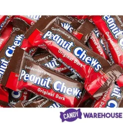 Peanut Chews Mini Size Candy Bars - Original Dark: 100-Piece Box -Candy Promotion Sale peanut chews mini size candy bars original dark 100 piece box candy warehouse 3