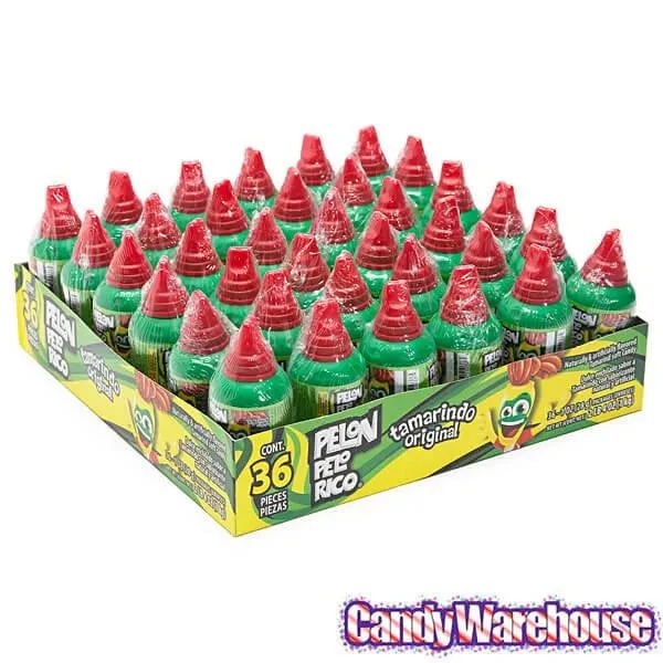 Pelon Pelo Rico Tamarind Candy Dispensers: 36-Piece Display 2 Pelon Pelo Rico Tamarind Candy Dispensers: 36-Piece Display - Image 2