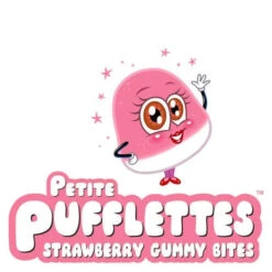 Petite Pufflettes Gummy Bites - Strawberry: 16-Ounce Bag -Candy Promotion Sale petite pufflettes gummy bites strawberry 16 ounce bag candy warehouse 3