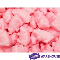 Pink Gummy Piglets: 1KG Bag -Candy Promotion Sale pink gummy piglets 1kg bag candy warehouse 5