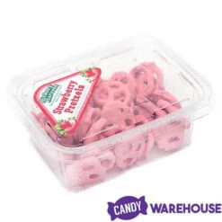 Pink Yogurt Covered Mini Pretzels: 9-Ounce Tub 6 Pink Yogurt Covered Mini Pretzels: 9-Ounce Tub -Candy Promotion Sale pink yogurt covered mini pretzels 9 ounce tub candy warehouse 3