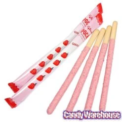 Pocky - Giant Strawberry Cream Covered Biscuit Sticks Packs: 15-Piece Box 7 Pocky - Giant Strawberry Cream Covered Biscuit Sticks Packs: 15-Piece Box -Candy Promotion Sale pocky giant strawberry cream covered biscuit sticks packs 15 piece box candy warehouse 3