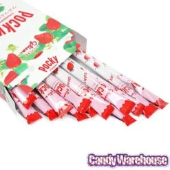Pocky - Giant Strawberry Cream Covered Biscuit Sticks Packs: 15-Piece Box 8 Pocky - Giant Strawberry Cream Covered Biscuit Sticks Packs: 15-Piece Box -Candy Promotion Sale pocky giant strawberry cream covered biscuit sticks packs 15 piece box candy warehouse 4