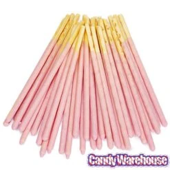 Pocky - Strawberry Cream Covered Biscuit Sticks Packs: 10-Piece Box -Candy Promotion Sale pocky strawberry cream covered biscuit sticks packs 10 piece box candy warehouse 3