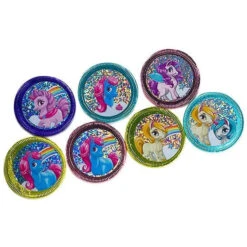 Rainbow Unicorn Foiled Milk Chocolate Coins In Mesh Bags: 18-Piece Box -Candy Promotion Sale rainbow unicorn foiled milk chocolate coins in mesh bags 18 piece box candy warehouse 4