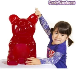 Red 26-Pound Party Gummy Bear -Candy Promotion Sale red 26 pound party gummy bear candy warehouse 4