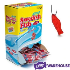 Red Swedish Fish Candy - Wrapped: 240-Piece Box -Candy Promotion Sale red swedish fish candy wrapped 240 piece box candy warehouse 5 75e9a589 83e8 45fb acdc b300dfdfdba8