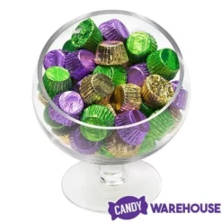 Reese's Peanut Butter Cups Color Combo - Purple, Green And Gold: 600-Piece Box -Candy Promotion Sale reese s peanut butter cups color combo purple green and gold 600 piece box candy warehouse 4