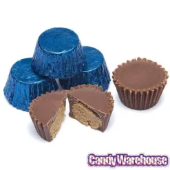 Reese's Peanut Butter Cups Miniatures - Dark Blue: 200-Piece Bag -Candy Promotion Sale reese s peanut butter cups miniatures dark blue 200 piece bag candy warehouse 3