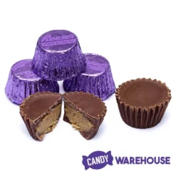 Reese's Peanut Butter Cups Miniatures - Purple: 200-Piece Bag -Candy Promotion Sale reese s peanut butter cups miniatures purple 200 piece bag candy warehouse 3
