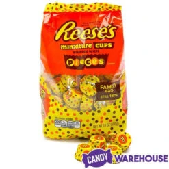 Reese's Peanut Butter Cups Miniatures Stuffed With Reese's Pieces: 18-Ounce Bag -Candy Promotion Sale reese s peanut butter cups miniatures stuffed with reese s pieces 18 ounce bag candy warehouse 4