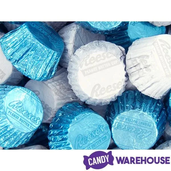 Reeses Peanut Butter Cups Color Combo - Light Blue And White: 400-Piece Box 4 Reeses Peanut Butter Cups Color Combo - Light Blue And White: 400-Piece Box - Image 4