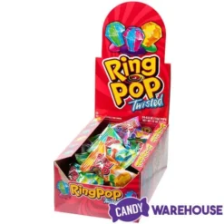Ring Pops - Twisted: 24-Piece Box -Candy Promotion Sale ring pops twisted 24 piece box candy warehouse 3 04880948 576a 440c a039 e572ac6aaea1