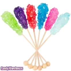 Rock Candy Swizzle Sticks - Assorted Colors - Unwrapped: 72-Piece Box -Candy Promotion Sale rock candy swizzle sticks assorted colors unwrapped 72 piece box candy warehouse 3 3cd234a1 8401 4672 a4d0 053ed2b027e4