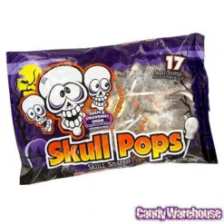 Skull Pops: 15-Piece Bag -Candy Promotion Sale skull pops 15 piece bag candy warehouse 3 62c23623 c11a 4d29 b9d4 bc766d2e5cad