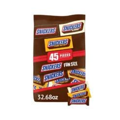 Snickers Fun Size Candy Bars Assortment: 45-Piece Bag -Candy Promotion Sale snickers fun size candy bars assortment 45 piece bag candy warehouse 7