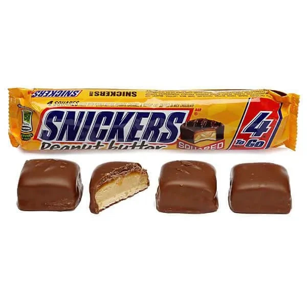 Snickers Peanut Butter Squared King Size Candy Bars: 18-Piece Box 1 Snickers Peanut Butter Squared King Size Candy Bars: 18-Piece Box