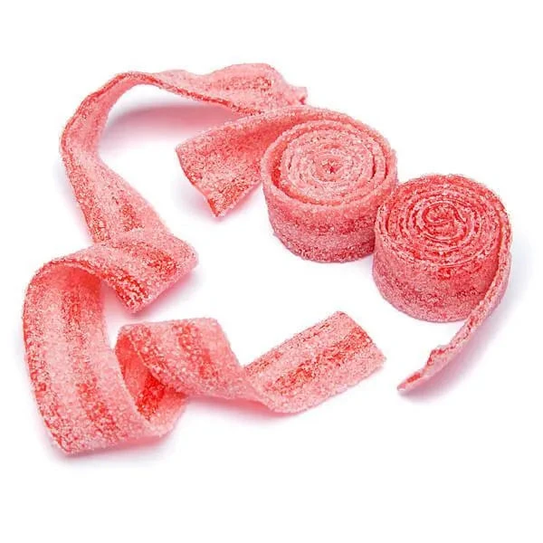Sour Power Belts Candy - Raspberry-Cherry: 3KG Bag 1 Sour Power Belts Candy - Raspberry-Cherry: 3KG Bag