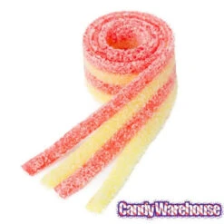 Sour Power Belts Candy - Strawberry-Banana: 3KG Bag -Candy Promotion Sale sour power belts candy strawberry banana 3kg bag candy warehouse 5