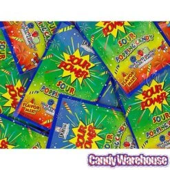 Sour Power Popping Candy Packs - Quattro: 18-Piece Box -Candy Promotion Sale sour power popping candy packs quattro 18 piece box candy warehouse 3