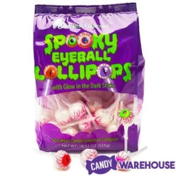 Spooky Eyeball Lollipops: 50-Piece Bag 7 Spooky Eyeball Lollipops: 50-Piece Bag -Candy Promotion Sale spooky eyeball lollipops 50 piece bag candy warehouse 4