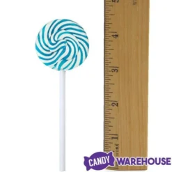 Squiggly Pops Petite Swirl Lollipops - Blue Raspberry: 24-Piece Jar -Candy Promotion Sale squiggly pops petite swirl lollipops blue raspberry 24 piece jar candy warehouse 3 83c452b4 d5aa 40b0 a8b5 206dfa63f11a