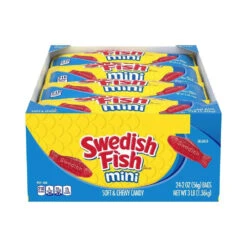 Swedish Fish Candy 2-Ounce Packs: 24-Piece Box -Candy Promotion Sale swedish fish candy 2 ounce packs 24 piece box candy warehouse 5