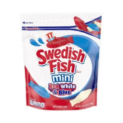 Swedish Fish Candy Red, White, & Blue 1.8LB Bag 