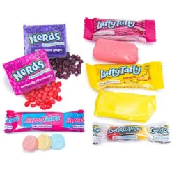 Nestlé® SweeTarts - Nerds - Laffy Taffy - Gobstopper Bulk Candy Assortment: 150-Piece Bag