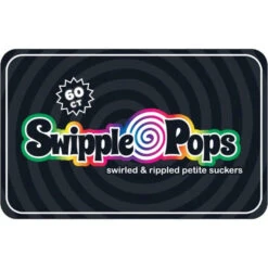 Swipple Pops Petite Swirl Ripple Lollipops - Rainbow Cherry: 60-Piece Tub -Candy Promotion Sale swipple pops petite swirl ripple lollipops rainbow cherry 60 piece tub candy warehouse 3