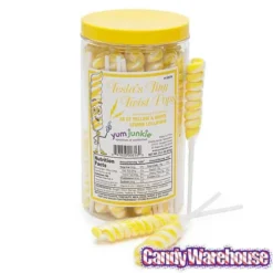 Tesla's Tiny Twist Pops - Lemon: 48-Piece Jar 10 Tesla's Tiny Twist Pops - Lemon: 48-Piece Jar -Candy Promotion Sale tesla s tiny twist pops lemon 48 piece jar candy warehouse 3